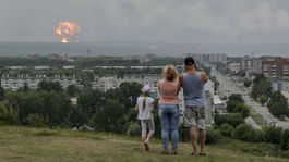 Nechcený ohňostroj vyhnal tisíce Sibírčanov