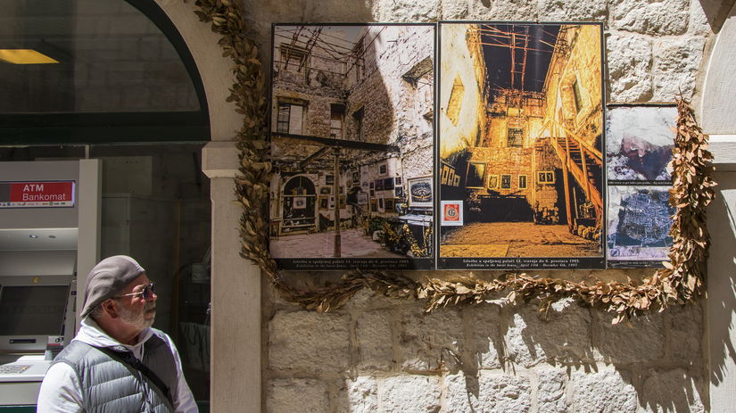 Na jednom z dubrovníckych domov na ulici Široka...