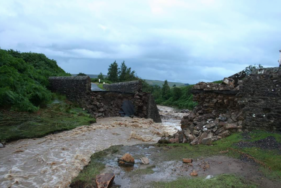 Grinton Moor Bridge.