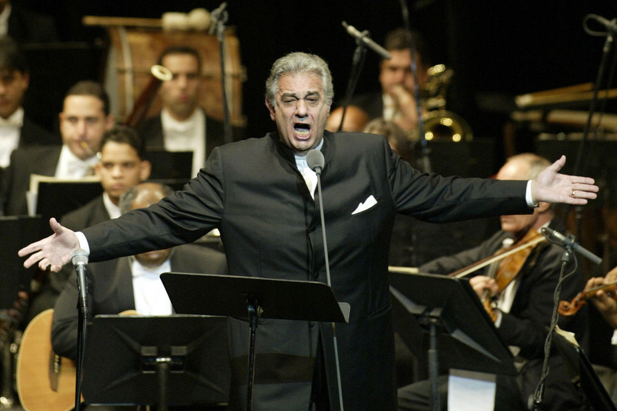 Placido Domingo na archívnej snímke.