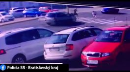 Zlodej zabránil vážnym zraneniam detí na petržalskom priechode pre chodcov