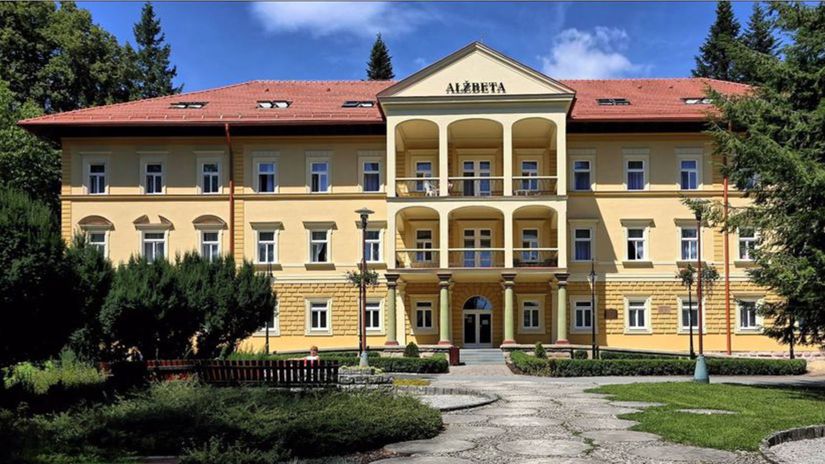 Kúpeľný dom, v ktorom sa cisárovná v roku 1895...