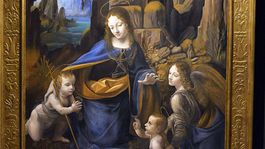 Pod da Vinciho obrazom Madony v skalách objavili jeho pôvodnú skicu