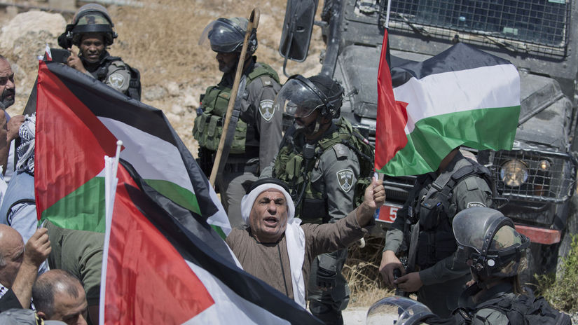 izrael, palestína, protest,