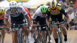 Saganovi chýbali sily. Záverečný špurt najlepšie zvládol Viviani