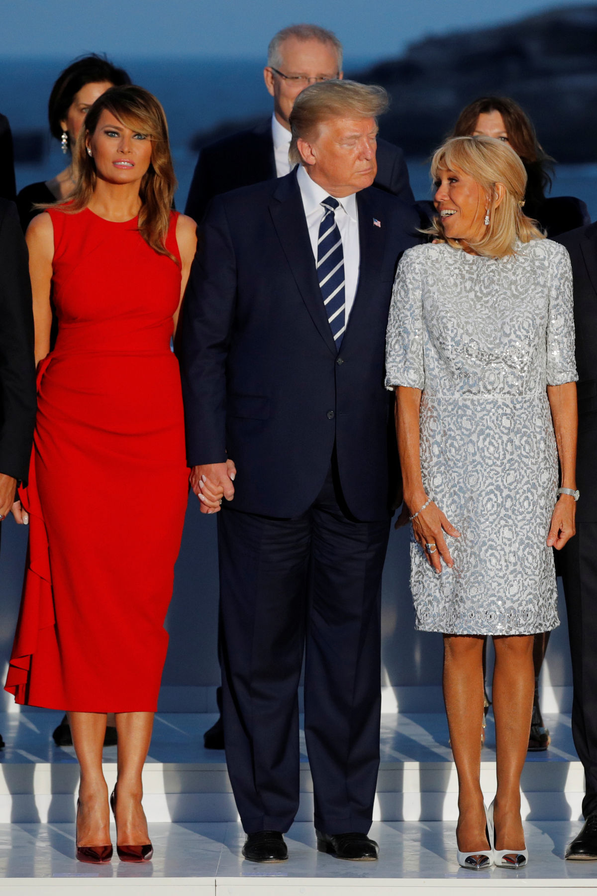 Americký prezident Donald Trump s manželkou...