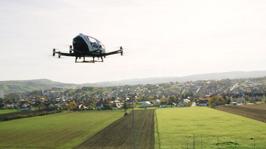 Lietanie bez pilotov? V Číne testujú prepravu ľudí dronmi