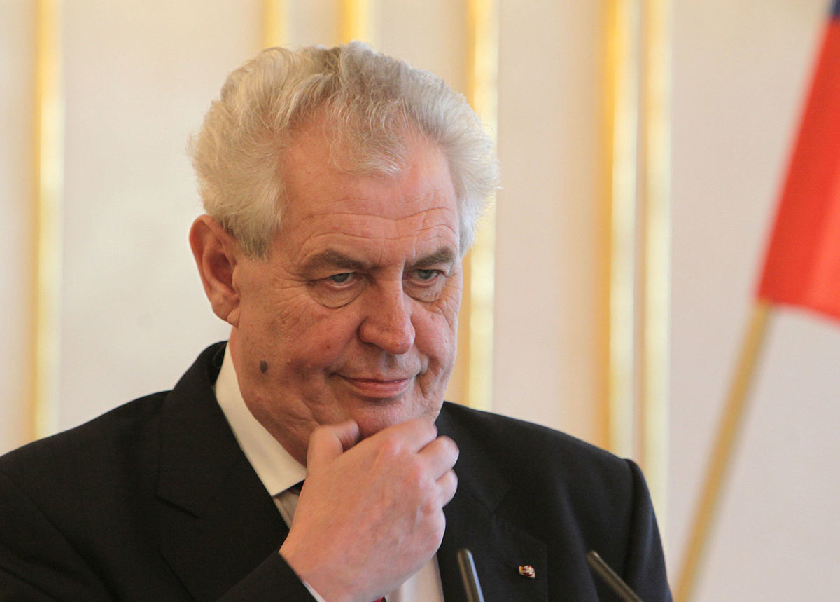 Český prezident Miloš Zeman.