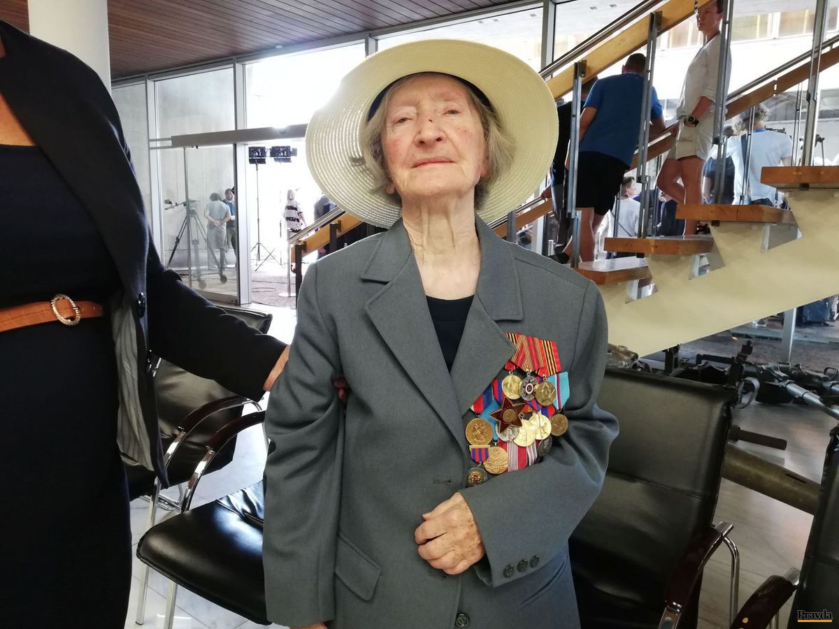 Veteránka SNP Božena Palacková, rodená Sliačanová.
