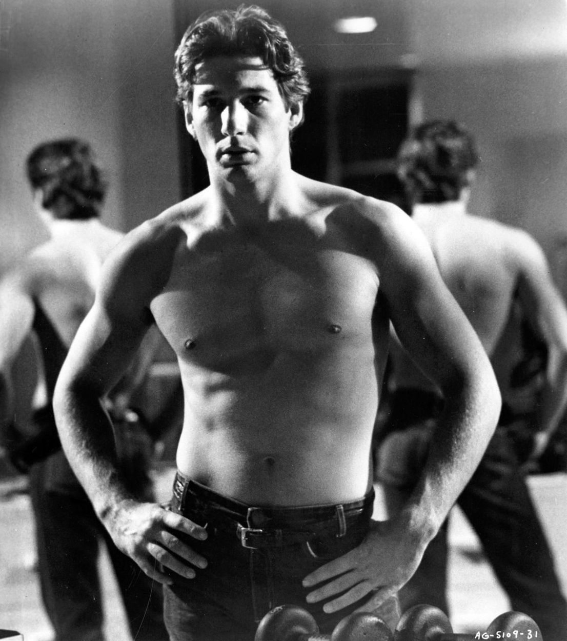 Richard Gere vo filme Americký gigolo 1980.