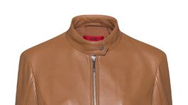 Dámska kožená bunda Hugo Boss, predáva sa za 399 eur. 