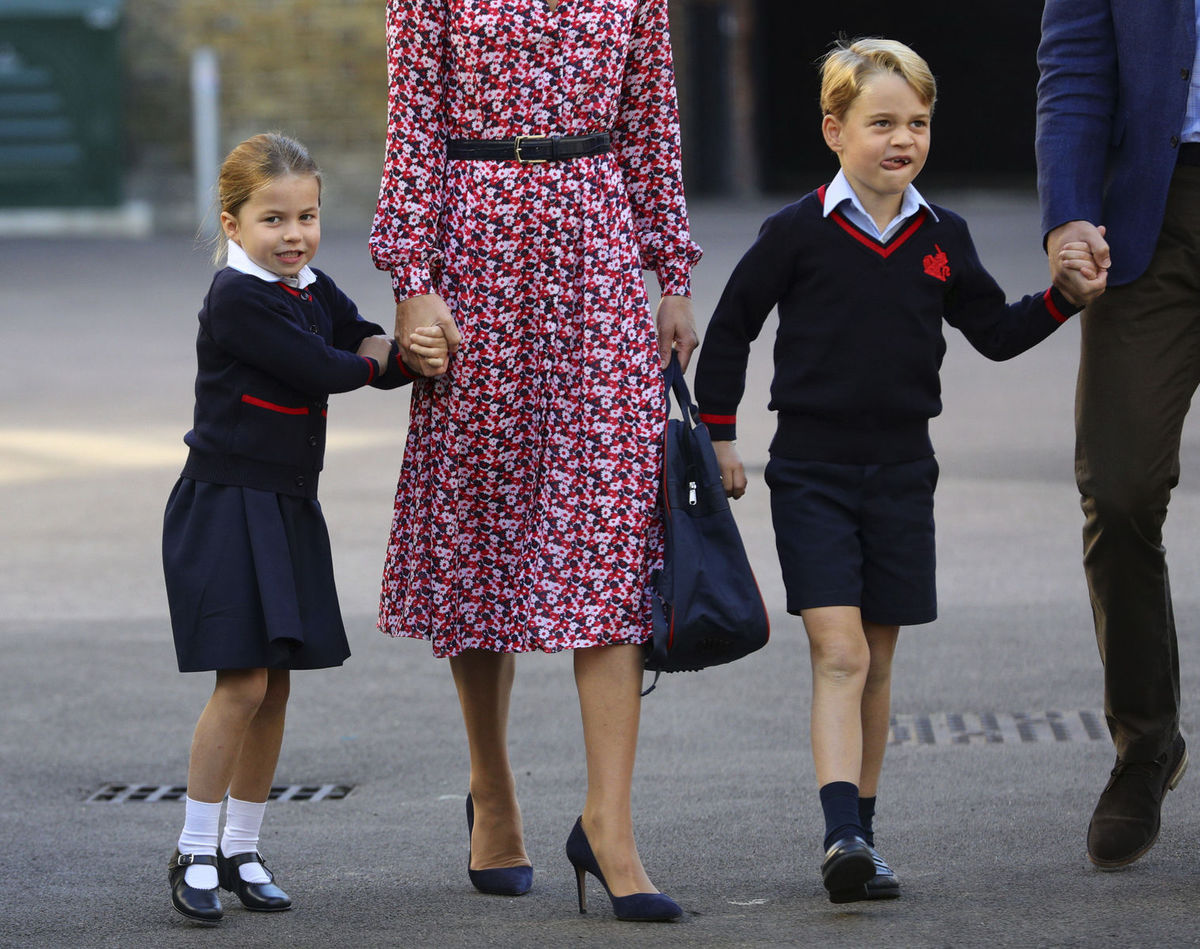 Princezná Charlotte s princom Georgeom...