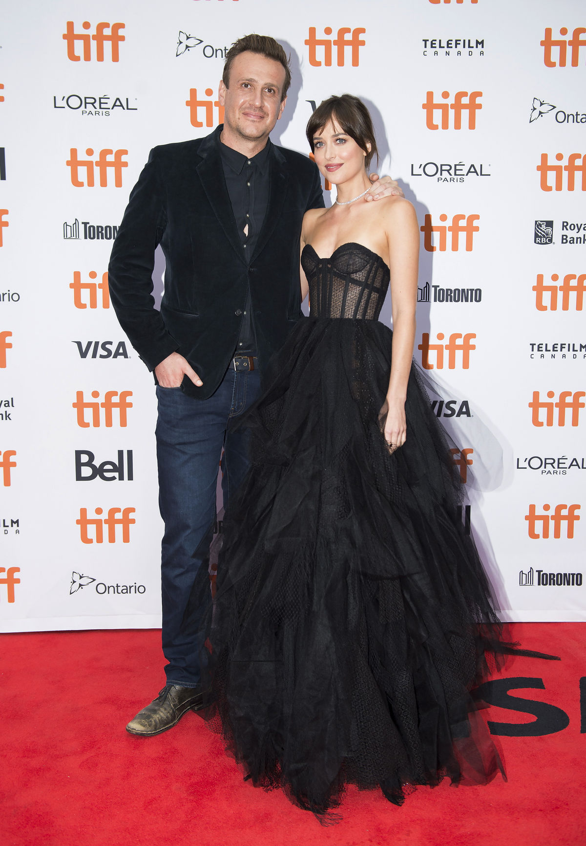 Herečka Dakota Johnson a jej kolega Jason Segel...
