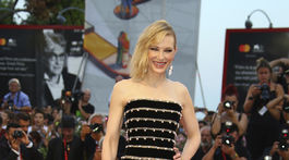 Herečka Cate Blanchett na premiére filmu Joker predviedla kreáciu Armani Privé. 