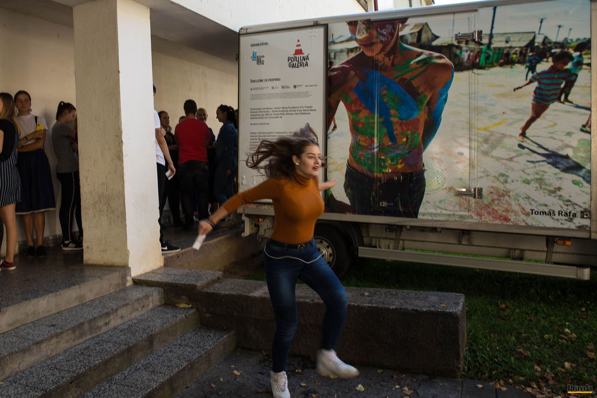Fotografia Tomáša Rafu z workshopu v rómskej...