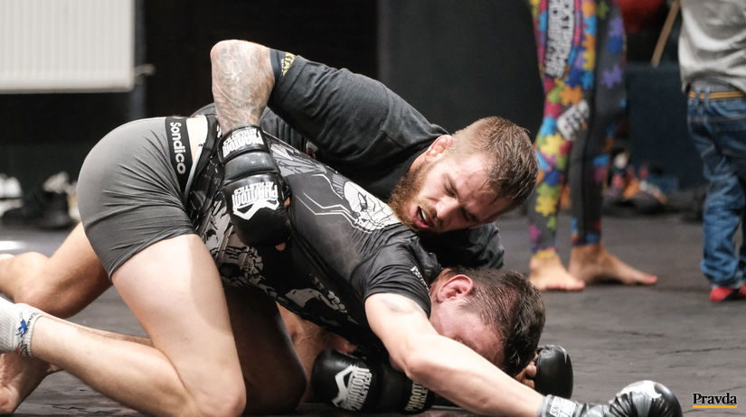 Tomáš Deák na tréningu.