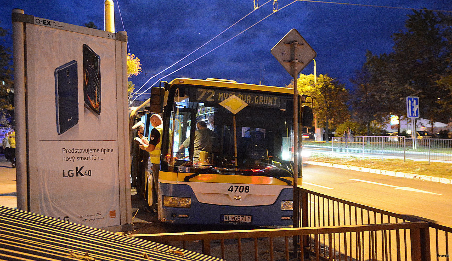 Nehoda autobusu v Košiciach