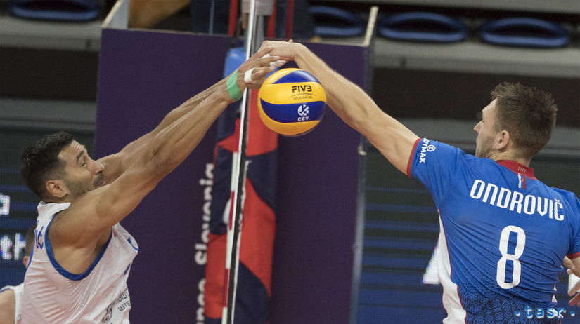 Slovenský volejbalista Peter Ondrovič neúspešne...