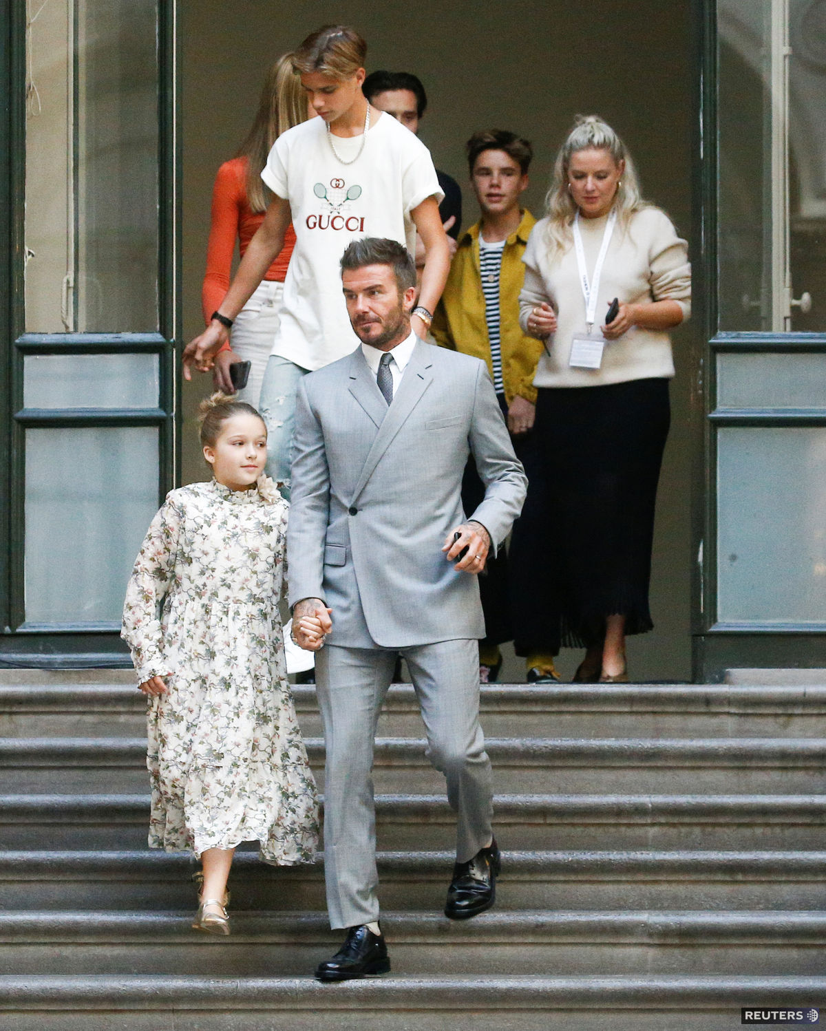 David Beckham a jeho dcéra Harper odchádzajú z...