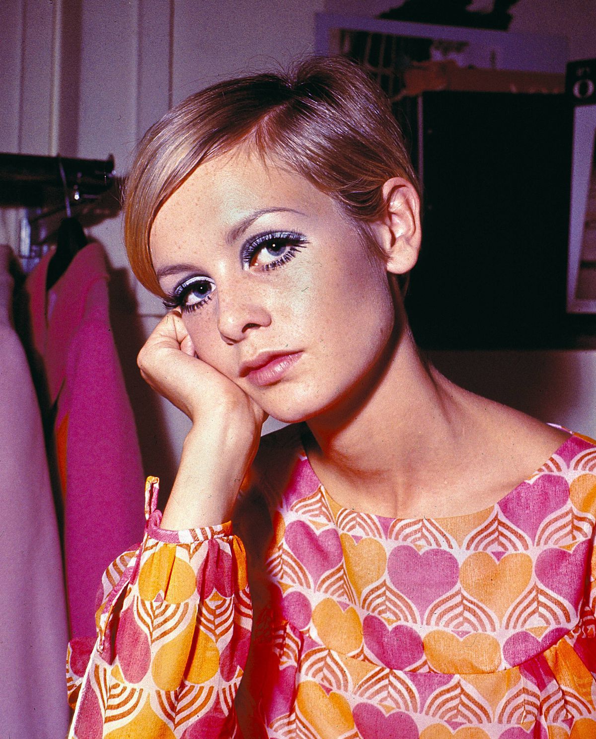 Záber z roku 1967 - typický vzhľad topmodelky...