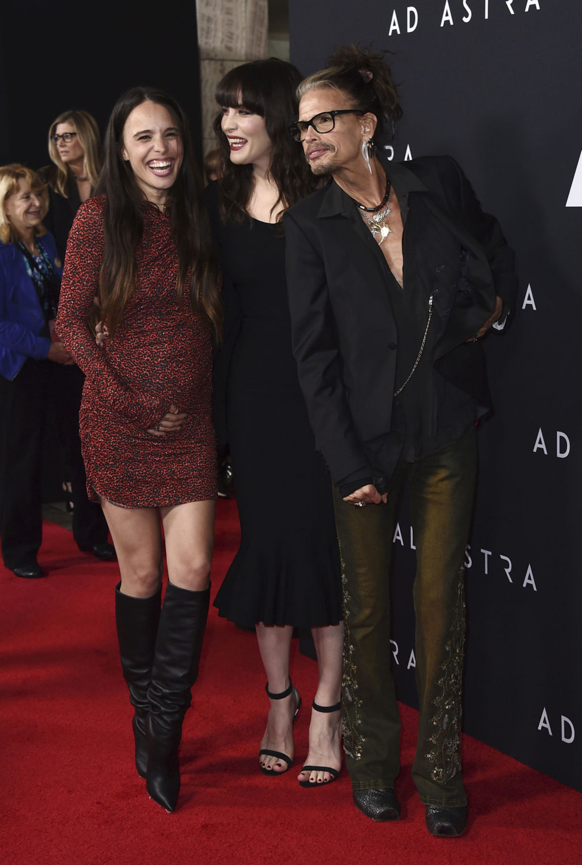Zľava: Chelsea Tyler, Liv Tyler a ich otec...