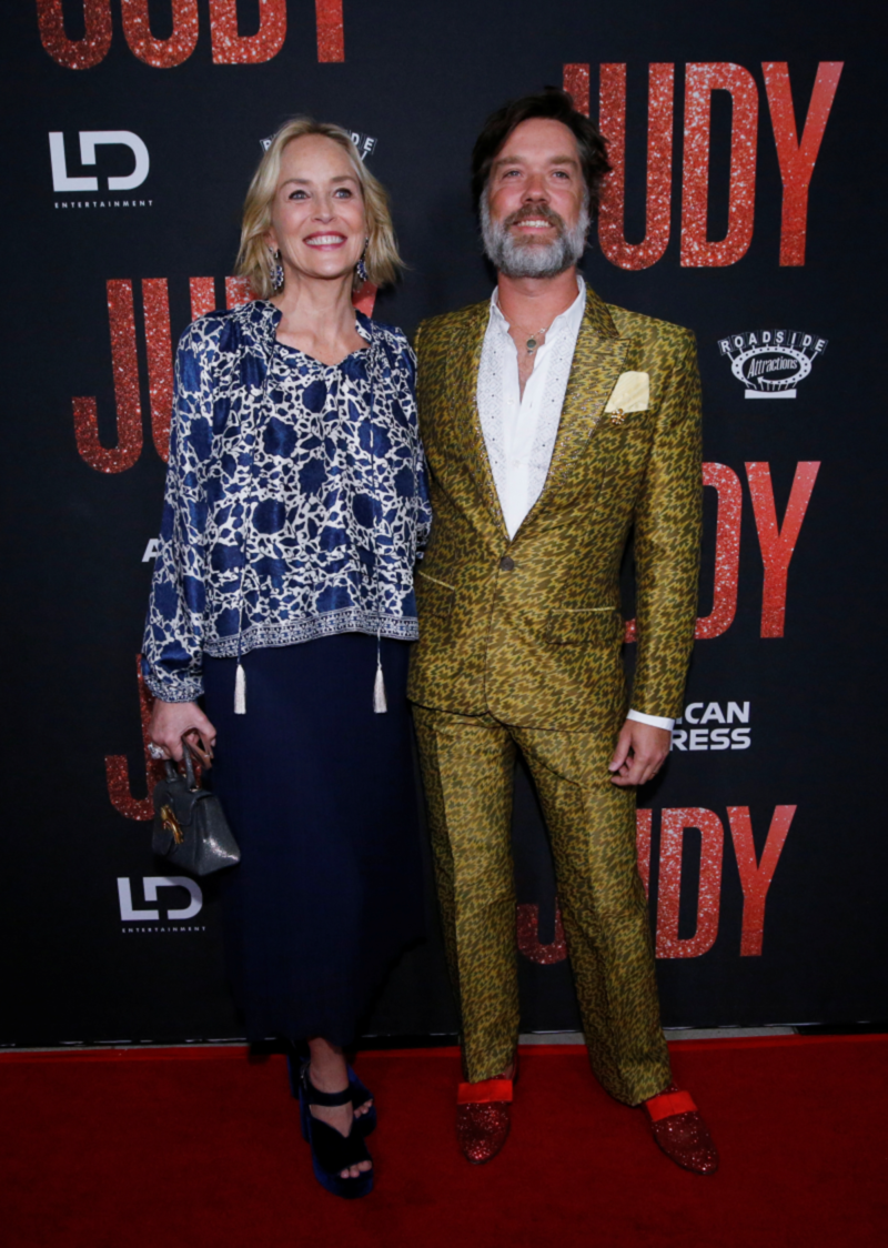 Herečka  Sharon Stone a spevák  Rufus...