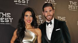 Futbalista Sergio Ramos a jeho manželka Pilar Rubio boli už tradične neprehliadnuteľní. 