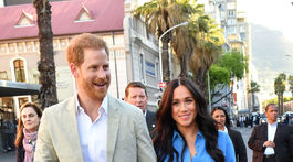Princ Harry a jeho manželka Meghan, vojvodkyňa zo Sussexu na návšteve District Six Museum v Kapskom meste. 