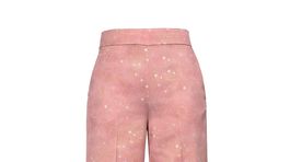 Široké nohavice s potlačou Pinko, predávajú sa za 255 eur. 