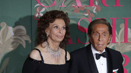 Valentino Garavani a herečka Sophia Loren
