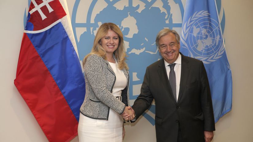 OSN António Guterres, zuzana čaputová
