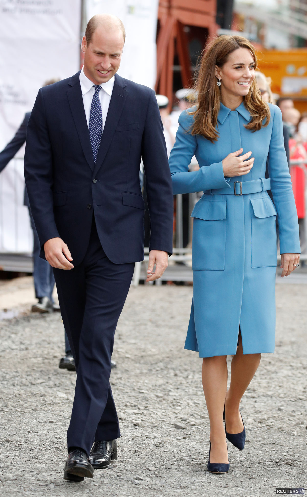 Princ William a jeho manželka Catherine,...