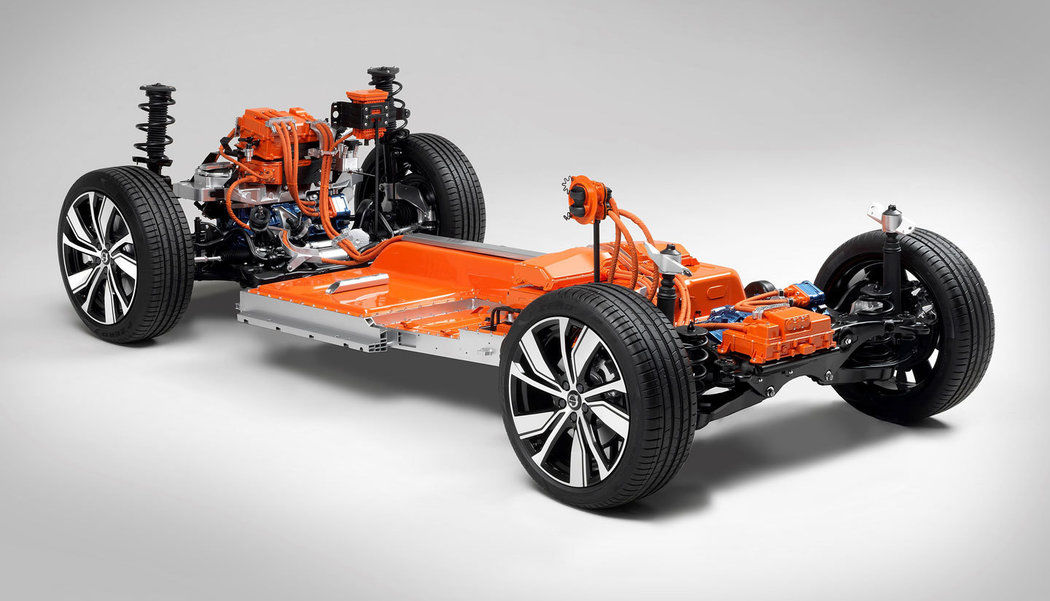 Platforma CMA, ktorá je základom pre SUV XC40,...