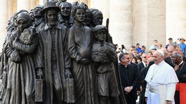 Pápež František slúžil omšu na podporu migrantov