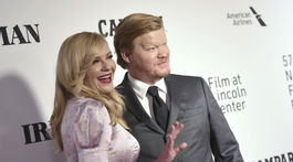 Herečka Kirsten Dunst a jej manžel Jesse Plemons na svetovej premiére filmu "The Irishman".