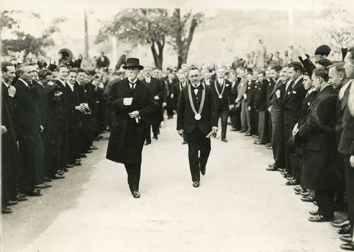 Prezident T. G. Masaryk navštívil počas svojej...