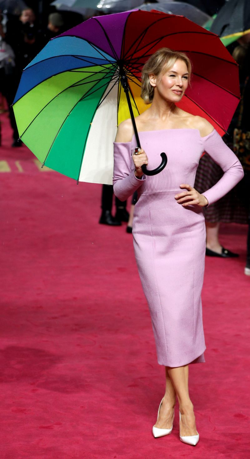 Renee Zellweger na premiére filmu Judy v Londýne.