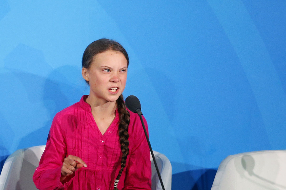 Klimatická aktivistka Greta Thunbergová na...