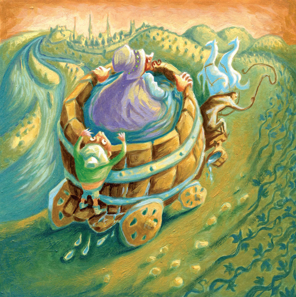 Mokrý Ďurko, ilustrácia Bystríka Vanča