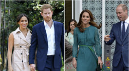 Jedna v pieskovej, druhá ako víla v zelenej! Meghan a Kate bodovali, ktorá viac?