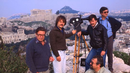 Pred Akropolou v Aténach. Grécky zázrak je...