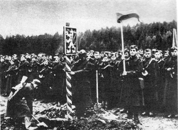 1. čs. armádny zbor po vstupe na československé...