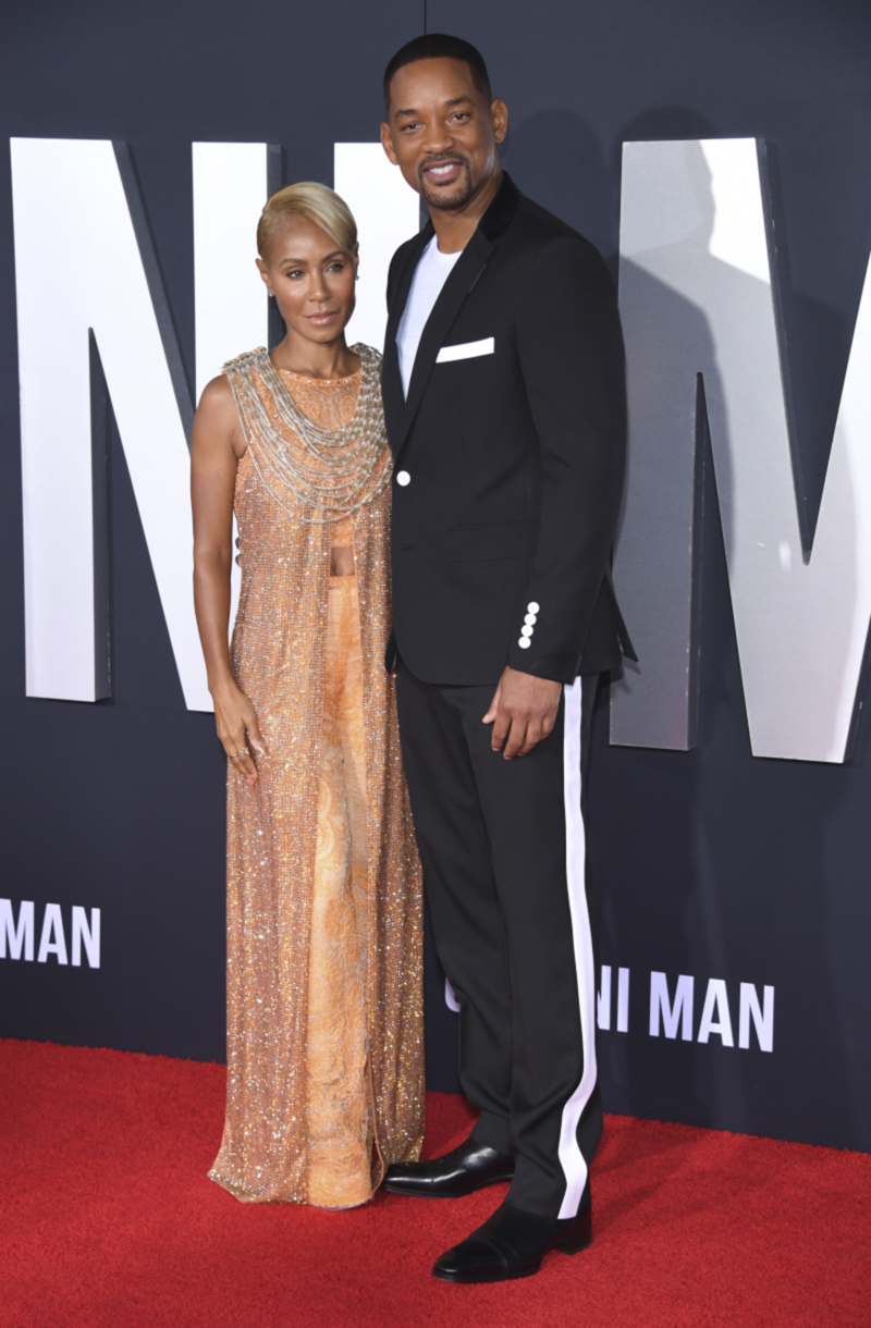 Will Smith a Jada Pinkett Smith na premiére...