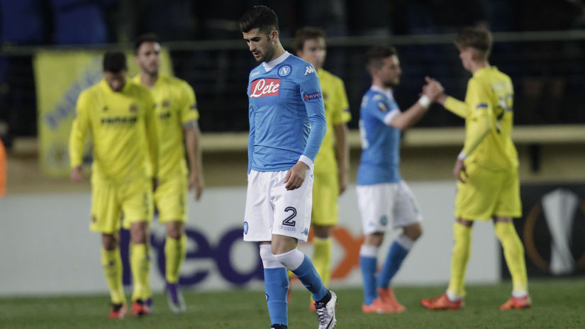 Obranca Neapola Elseid Hysaj.