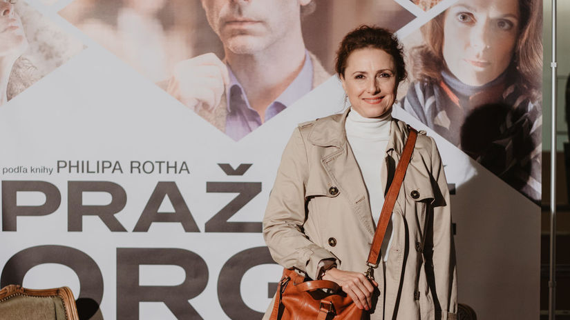Herečka Zuzana Mauréry na premiére filmu...