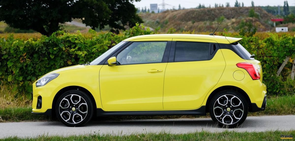 Suzuki Swift Sport má pohotovostnú hmotnosť 975...