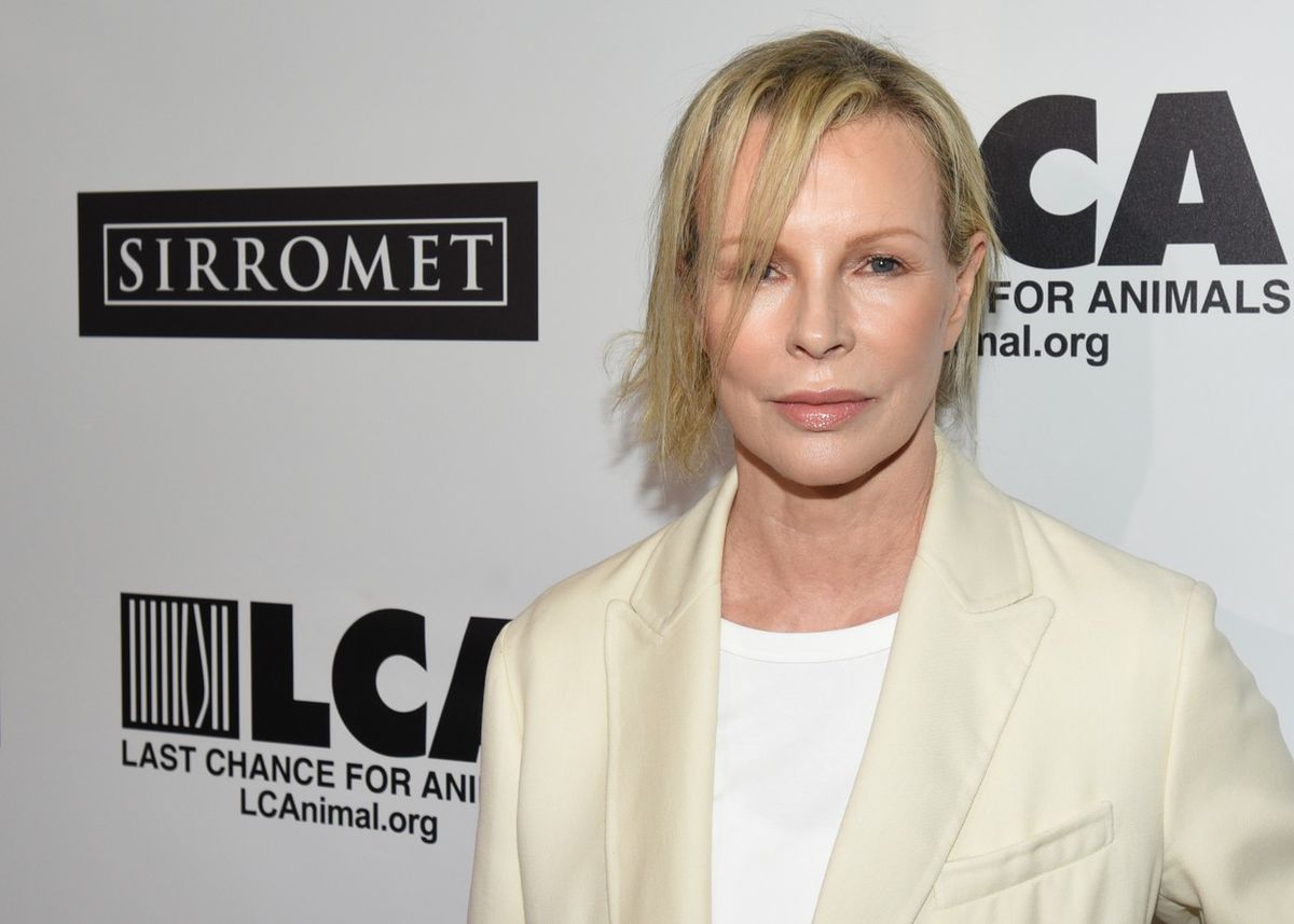 Herečka Kim Basinger na gala podujatí...