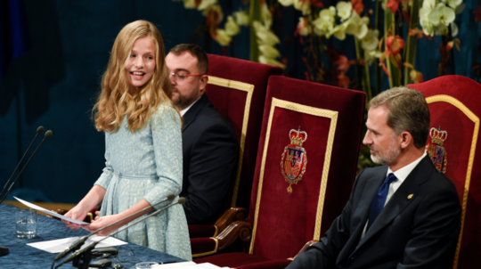 Korunná princezná Leonor má za sebou prvý...