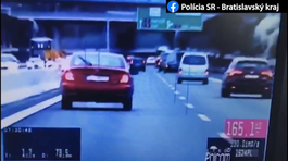 Zbesilá jazda Ukrajinca v Bratislave. Po obchvate sa hnal 163 km/h