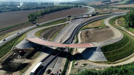 Exkluzívne zábery z vtáčej perspektívy na nový obchvat Košíc. Pozrite si video 